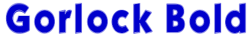 Gorlock Bold font